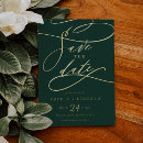Search for enchanted forest wedding save the dates Modern