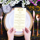 Search for vintage wedding menus Ivory