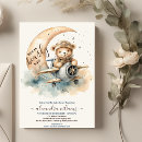 Search for vintage plane invitations We can bearly wait