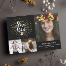 Search for she did it graduation invitations Modern