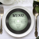 Search for retro wedding menus Sage green