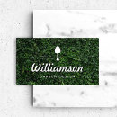 Search for green leaf logo business cards Landscaping