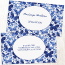 Search for blue butterfly business cards Butterflies