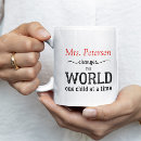 Search for black white and red mugs Teacher