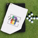 Search for modern trendy golf towels Elegant sophisticated classic
