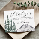 Search for pine tree thank you cards Rustic