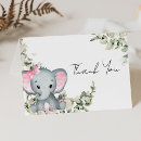 Search for elephant baby shower thank you cards Thanks