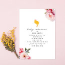 Search for baby chick invitations Watercolor