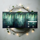 Search for fairy wedding invitations Emerald green