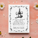 Search for wine engagement party invitations Modern