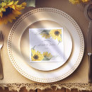Search for sunflower wedding napkins Autumn