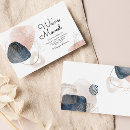 Search for new address business cards Modern