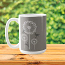 Search for dandelion flower mugs Modern