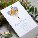 Search for umbrella bridal shower invitations Watercolor