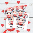 Search for happy gnome stickers Red