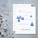 Search for snowy landscape postcards Fir trees