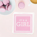 Search for its a girl napkins Gender reveal