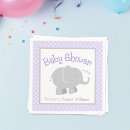 Search for girl elephant baby shower napkins Modern