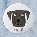 Search for black dog badges Labrador retriever