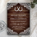 Search for country western lace wedding invitations Elegant