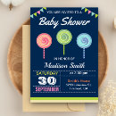 Search for candy baby shower invitations Modern
