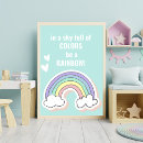 Search for unicorn quote posters baby kids Rainbow