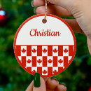 Search for canadian maple leaf christmas tree decorations Patriotic