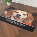 Search for funny dog doormats Welcome