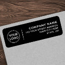 Search for customizeable return address labels Modern elegant