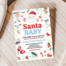 Search for santa baby shower invitations Winter