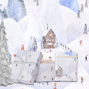 Search for snowboarding wrapping paper Skiers
