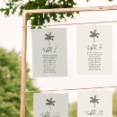 Search for beach wedding seating charts Palm tree