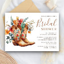 Search for vintage western bridal shower invitations Cowboy