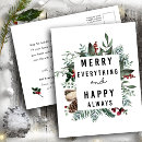 Search for merry christmas new years cards Pine tree