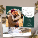 Search for emerald green save the dates Modern