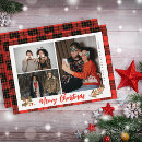 Search for red buffalo plaid christmas cards One photo