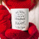Search for happy new year coffee mugs Typography