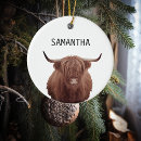 Search for highland cattle christmas tree decorations Scotland