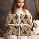 Search for black tree wrapping paper Pine