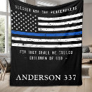Search for thin blue line blankets Cop