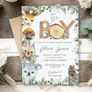Search for wood baby boy shower invitations Whimsical