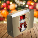 Search for snowman gift bags Whimsical