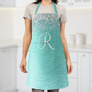Search for light teal aprons For her