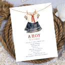 Search for suite baby shower invitations Sailor suit