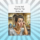 Search for break up cards Support