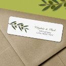 Search for olive branch return address labels Green