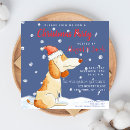 Search for cartoon christmas invitations Dog