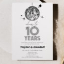 Search for cheers to 10 years invitations Couple