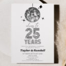 Search for 25 year anniversary invitations Cheers to 25 years