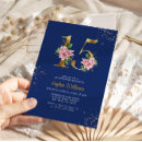 Search for royal blue and pink invitations Botanical